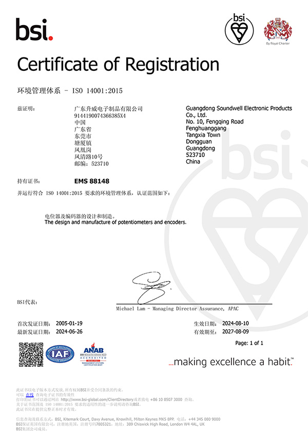 环境管理体系 ISO14001